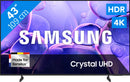 Samsung 43" Crystal UHD U8070F 4K (2025)