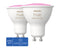 PHILIPS Hue White and Color Ambiance LED-lamp GU10/4,3W RGBW, 2 stuks