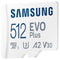 Samsung Evo plus MicroSDXC 512GB + SD adapter