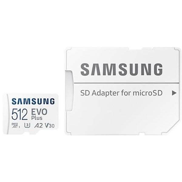 Samsung Evo plus MicroSDXC 512GB + SD adapter