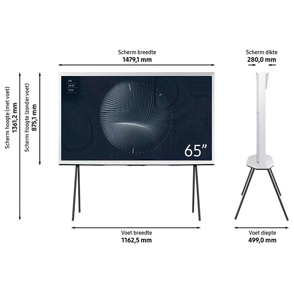 Samsung QE65LS01B - Cloud White